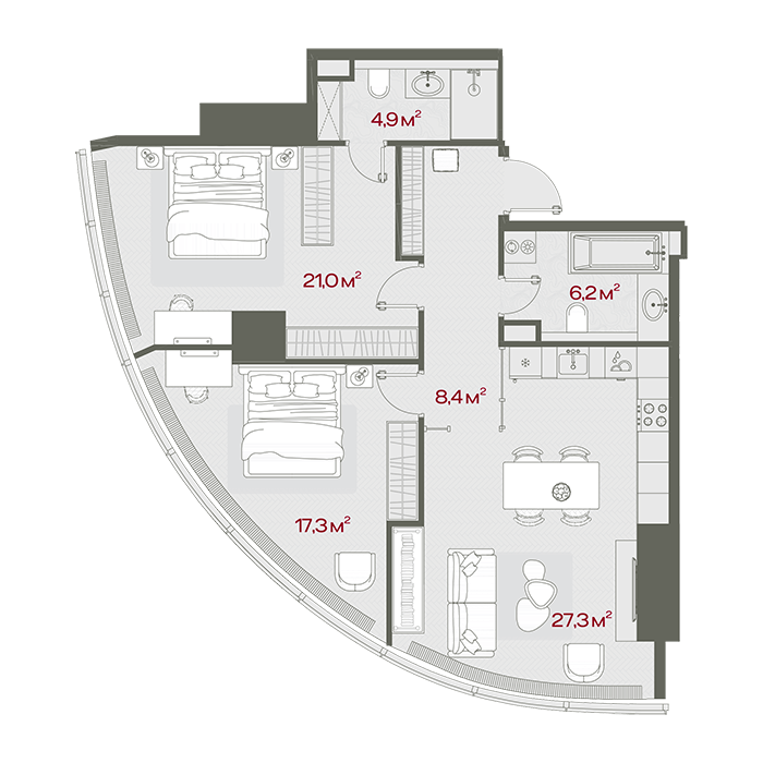 ЖК ONE в Москва-Сити от MR Group | Жилой комплекс ОНЕ | Квартиры в премиальном небоскребе