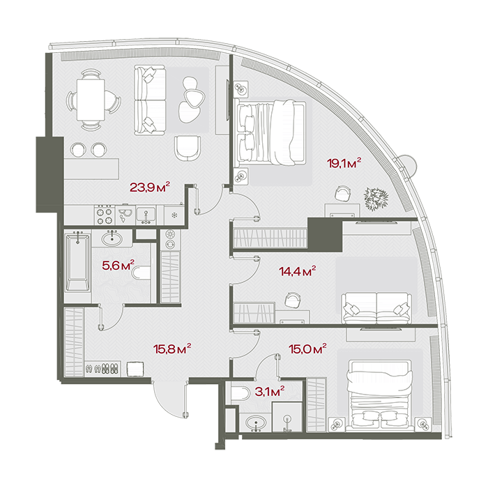 ЖК ONE в Москва-Сити от MR Group | Жилой комплекс ОНЕ | Квартиры в премиальном небоскребе
